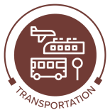 Transportation button