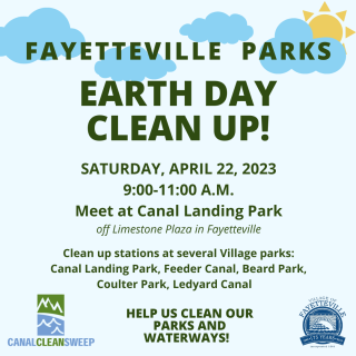 village earth day cleanup april 22, 2023