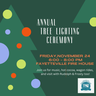 annual tree lighting ceremony  november 24