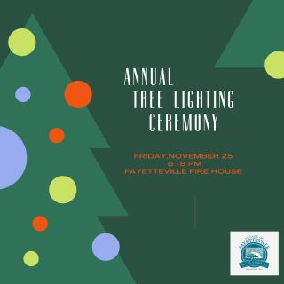 annual tree lighting ceremony