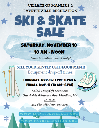ski and skate sale november 18 2023