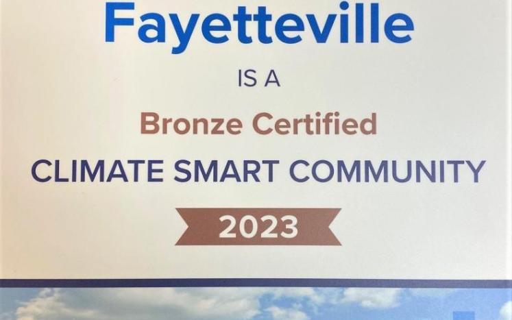 climate smart bronze level award